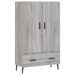 Credenza Grigio Sonoma 69,5x31x115 cm in Legno Multistrato