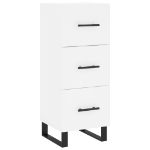 Credenza Bianca 34,5x34x90 cm in Legno Multistrato