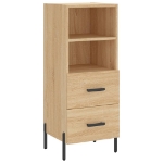 Credenza Rovere Sonoma 34,5x34x90 cm in Legno Multistrato