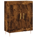 Credenza Rovere Fumo 69,5x34x90 cm in Legno Multistrato