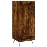 Credenza Rovere Fumo 34,5x34x90 cm in Legno Multistrato