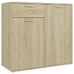 Credenza Rovere Sonoma 80x36x75 cm in Truciolato