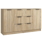 Credenze 2 pz Rovere Sonoma 60x30x70 cm in Legno Multistrato
