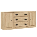 Credenze 3 pz Rovere Sonoma in Legno Multistrato