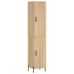 Credenza Rovere Sonoma 34,5x34x180 cm in Legno Multistrato