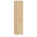 Credenza Rovere Sonoma 34,5x34x180 cm in Legno Multistrato