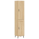 Credenza Rovere Sonoma 34,5x34x180 cm in Legno Multistrato