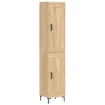 Credenza Rovere Sonoma 34,5x34x180 cm in Legno Multistrato