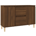 Credenza Rovere Marrone 103,5x35x70 cm in Legno Ingegnerizzato