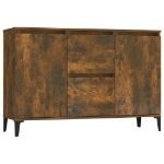 Credenza Rovere Fumo 104x35x70 cm in Legno Multistrato