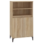 Credenza Rovere Sonoma 60x36x110 cm in Legno Multistrato