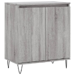 Credenza Grigio Sonoma 60x35x70 cm in Legno Multistrato