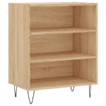 Credenza Rovere Sonoma 57x35x70 cm in Legno Multistrato