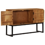 Credenza Marrone 110x30x70 cm in Legno Massello di Acacia