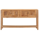 Credenza 140x30x75 cm in Legno Massello di Teak