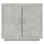 Credenza Grigio Cemento 80x40x75 cm in Legno Compensato