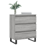 Credenza Grigio Sonoma 60x35x70 cm in Legno Multistrato