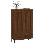 Credenza Rovere Marrone 69,5x31x115 cm in Legno Multistrato