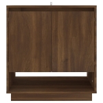 Credenza Rovere Marrone 70x41x75 cm in Truciolato