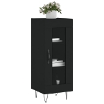 Credenza Nero 34,5x34x90 cm in Legno Multistrato