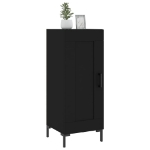 Credenza Nero 34,5x34x90 cm in Legno Multistrato