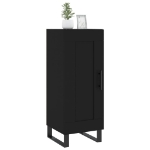 Credenza Nero 34,5x34x90 cm in Legno Multistrato