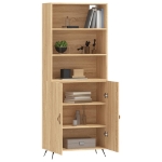 Credenza Rovere Sonoma 69,5x34x180 cm in Legno Multistrato