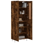 Credenza Rovere Fumo  69,5x34x180 cm in Legno Multistrato