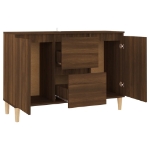 Credenza Rovere Marrone 103,5x35x70 cm in Legno Ingegnerizzato