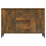 Credenza Rovere Fumo 104x35x70 cm in Legno Multistrato