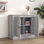 Credenza Grigio Sonoma 70x35,5x67,5 cm in Legno Multistrato