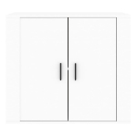 Credenza Bianca 80x33x70 cm in Legno Multistrato