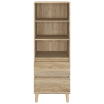 Credenza Rovere Sonoma 40x36x110 cm in Legno Multistrato