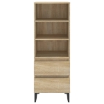 Credenza Rovere Sonoma 40x36x110 cm in Legno Multistrato