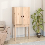 Credenza 60x40x120 cm in Legno Massello di Pino