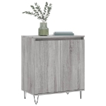 Credenza Grigio Sonoma 60x35x70 cm in Legno Multistrato