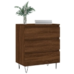 Credenza Rovere Marrone 60x35x70 cm in Legno Multistrato