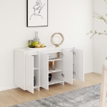 Credenza Bianca 120x41x75 cm in Truciolato