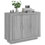 Credenza Grigio Sonoma 92x35x75 cm in Legno Multistrato