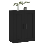 Mobile a Parete Nero 69,5x34,90 cm in Legno Multistrato
