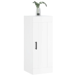 Mobile Parete Bianco Lucido 34,5x34x90 cm in Legno Multistrato