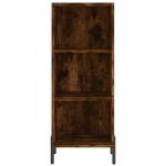 Credenza Rovere Fumo 34,5x32,5x90 cm in Legno Multistrato