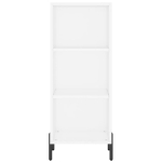 Credenza Bianca 34,5x32,5x90 cm in Legno Multistrato