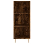 Credenza Rovere Fumo 34,5x32,5x90 cm in Legno Multistrato
