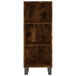 Credenza Rovere Fumo 34,5x32,5x90 cm in Legno Multistrato