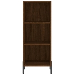 Credenza Rovere Marrone 34,5x32,5x90 cm in Legno Multistrato