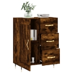 Credenza Rovere Fumo 69,5x34x90 cm in Legno Multistrato