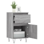 Credenza Grigio Sonoma 40x35x70 cm in Legno Multistrato