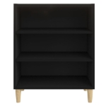 Credenza Nera 57x35x70 cm in Legno Multistrato