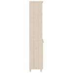Credenza HAMAR in Legno Massello di Pino Marrone